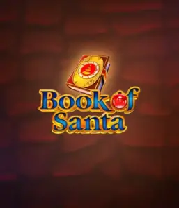 Experience the joyous spirit with the Book of Santa game by Endorphina, featuring an intricately designed golden book emblazoned with Santa's iconic seal. This graphic conveys the charm and joy of Christmas, set against a cozy red background. Great for those who love Christmas-themed slots, delivering a delightful gaming experience. 